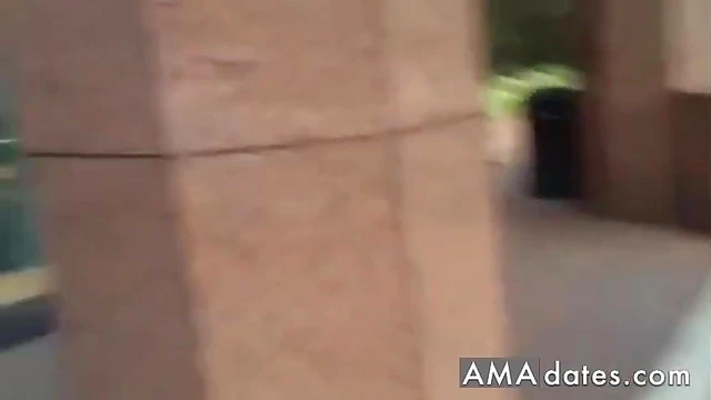 Sexy Public Cum Walk Thrills Downtown Orlando Women