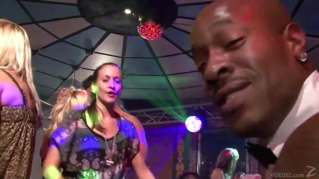 Excited Babes Have Fun at Club Party Before Getting Bonked Doggy Style