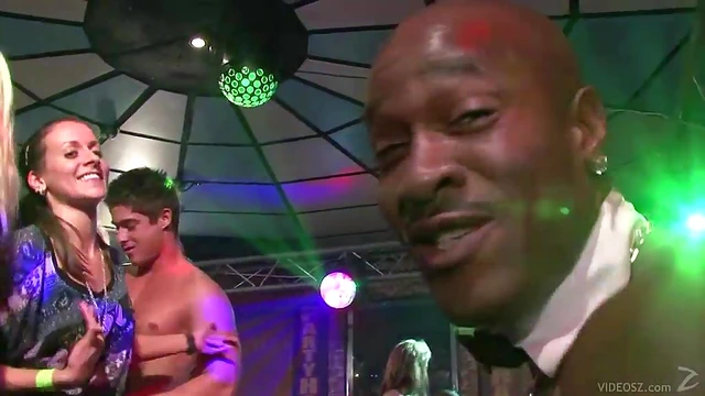 Excited Babes Have Fun at Club Party Before Getting Bonked Doggy Style