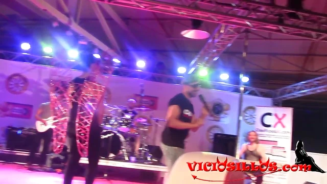 Dana Rico Ignites Pornoband Performance at FEDA 2015 Event Showdown