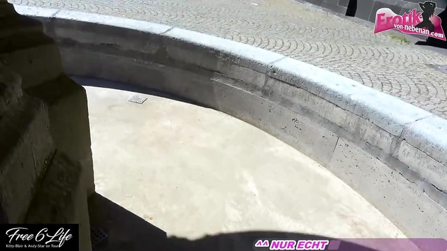 German Blonde Teen's Public Flashing Sextape Captivates Viewers Nightly