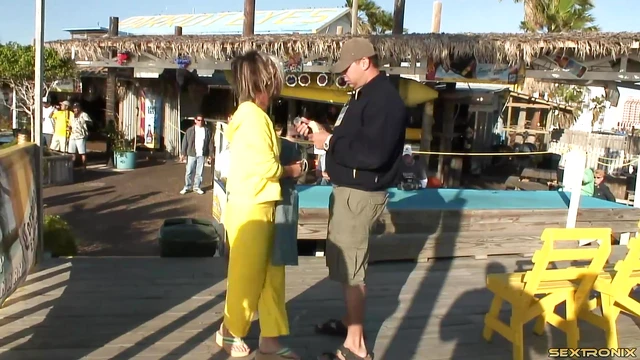 Lustful Girls in Sexy Bikinis Twerking Asses Publicly Close-Up Shot