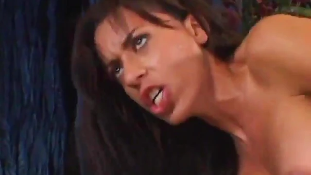 Hot Brunette Gets Fucked Hard With Her Partner Watching Closely