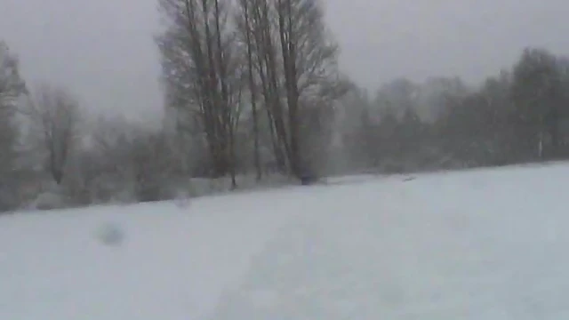 Redhead Gets Cock Sucked Outdoors in Winter Days POV Action