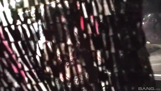 Sneaky Hot Asian Girlfriend Gives Blowjob Behind Store Shelves