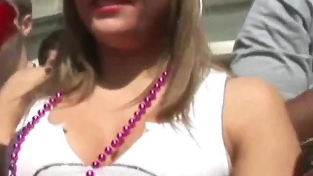 Sizzling Blonde Tempts With Her Stunning Small Boobs Right Outdoors