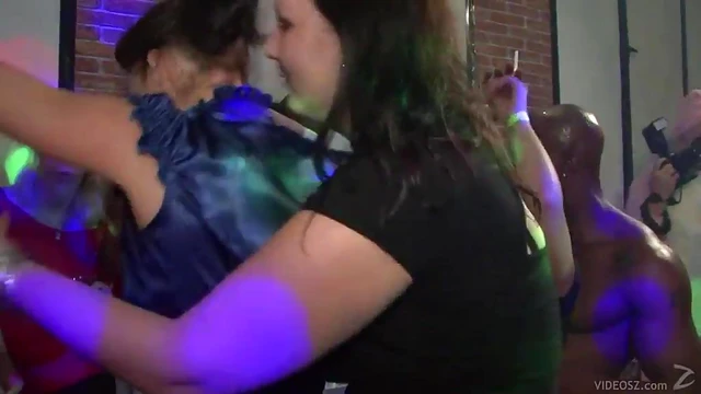 Drunk Girls Party Hard at Club; Enjoy Hot Blowjob & Interracial Sex Festivities