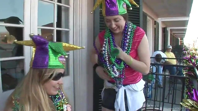 Outdoor Lesbian Amateur Thrilled by Thong & Natural Tits Being Sexyly Sucked