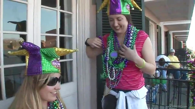 Outdoor Lesbian Amateur Thrilled by Thong & Natural Tits Being Sexyly Sucked