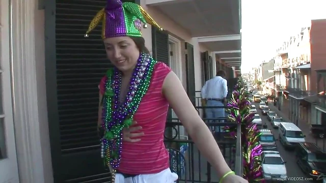 Outdoor Lesbian Amateur Thrilled by Thong & Natural Tits Being Sexyly Sucked