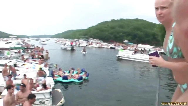 Pierced Nipple Star Shows Off Her Perfect Tits Outdoors Seductively