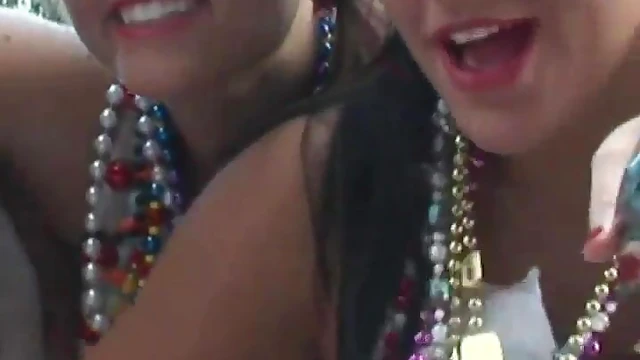 Naughty Girls Show Off Their Big Tits at Carnival Reality Porn Scene