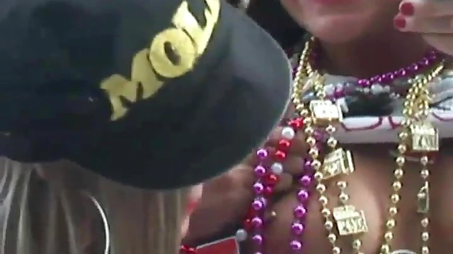 Naughty Girls Show Off Their Big Tits at Carnival Reality Porn Scene