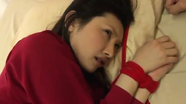 Seductive Milf Azumi Tied Up & Teased For Kinky Pleasure Night