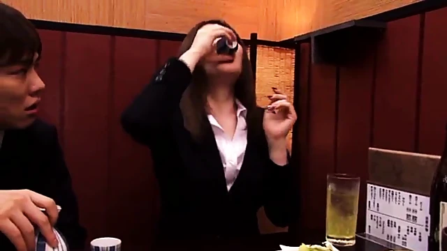 Momoka Nishina Gets Wild After Drinking Alcohol To Fuck Cock Harder