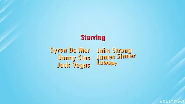 Syren De Mer Enjoys Hardcore Gangbang, Ends with Multiple Facials Delight