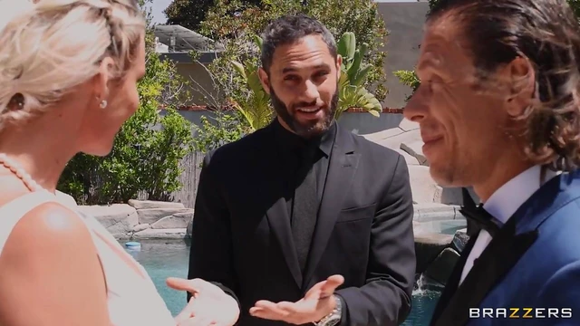 Phoenix Marie in White Lingerie Thrills During Steamy MMF Threesome