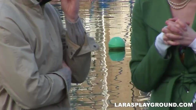 UK Amateur Gets Double Teamed by Two Horny Strangers in Hot Action