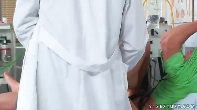 Seductive Skank In Nurse Uniform Gets Hard Fucked By Doctor