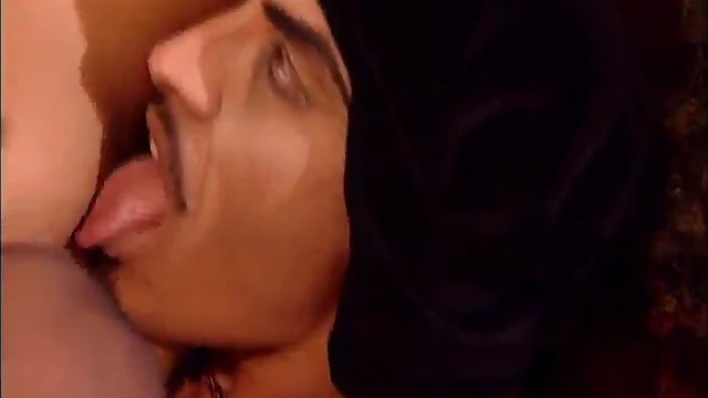 Historical Dudes Double Penetrate Babe in Exotic Costumes