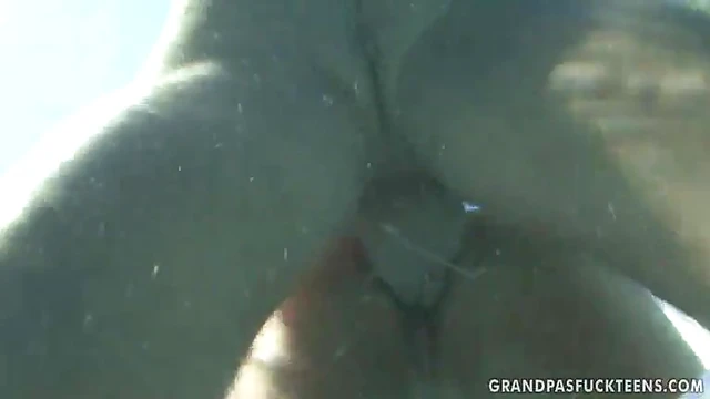 Laraan Takes Two Old Dicks In The Pool For Nasty Action