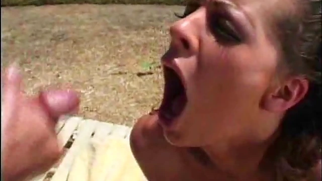 Sultry Cowgirl Gets Rough DP from Two Studs Outdoors in MMF Porn Action