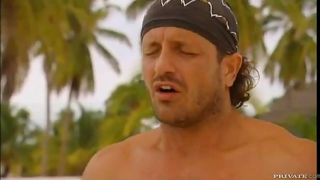 Sinful Angel Gets Double-Penetrated by Two Studs on the Sandy Shore