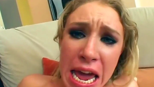 Moaning Slut Gets Hard Double Penetration Thrills