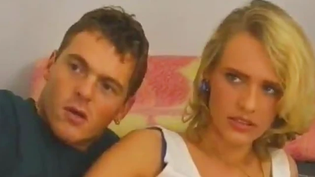 Blonde Slut Takes Two Cocks Deep Inside Before Hot Cumshots