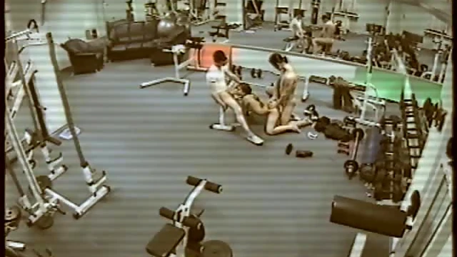 Gym Threesome Gets Wild Under Mirrors' Reflective Heat Wave