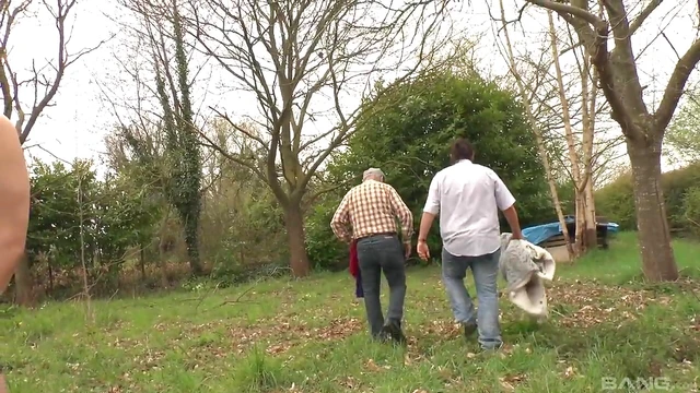 Sensual Elodie Lucitt Thrills in Steamy Outdoor Forest MMF Threesome