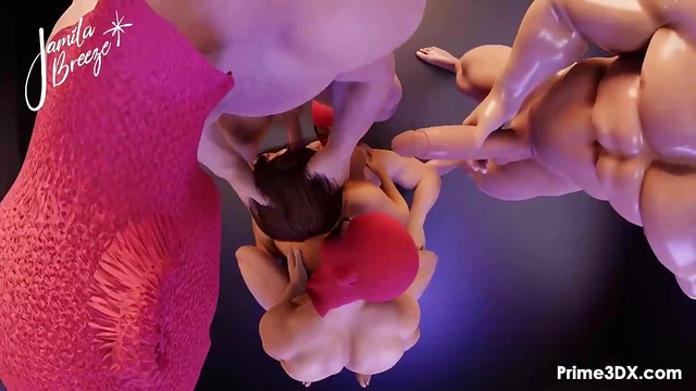 Curvy Jamila Breeze Gets Double Penetrated in Hot VR Sex Scene