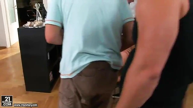 Aletta Ocean Gets Her Holes Fucked Hard Backstage DP Action