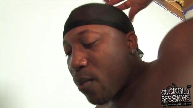 Audrey Elson Rides Two Black Cocks While Her Hubby Watches