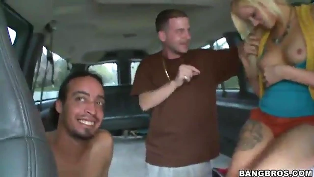 Grateful Blonde Sucks Cock & Fucks Hardly After Getting Ride Home Free