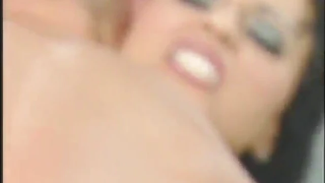 Brunette Slut Nikita Gets Double-Penetrated in Hot MMF Threeway Action