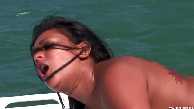 Rich Men Take Turns Ravishing Slutty Beauty on Private Yacht Ride