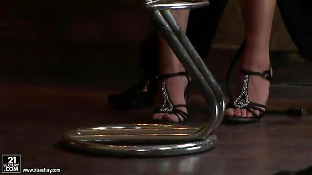 Slutty Assed Brunette Takes Two Dicks Simultaneously In Hot DP Action