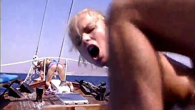 Luxury Yacht Crew Indulge in Steamy Group Sex With Tempting Girls