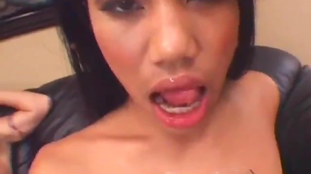 Luscious Lucy Gets Double Penetrated & Facialized by Two Hung Guys