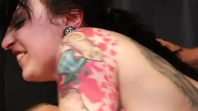 Sultry Goth Beauty Gets Her Smooth Pussy Deeply Plowed With Passion