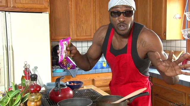 Hot Porn Star Gives Amazing Blowjob Before Joining Black Studs Gangbang