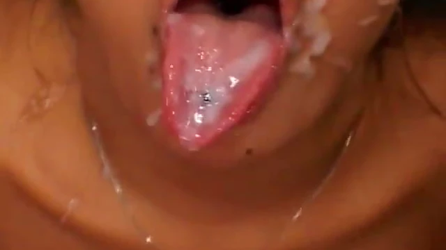 Sex-Kitten Annie Gives Amazing Blowjob Before Getting DP'd by Two Hunks