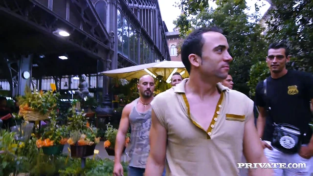 Spanish Blonde Gets Roughly Fucked by Four Passionate Seniors