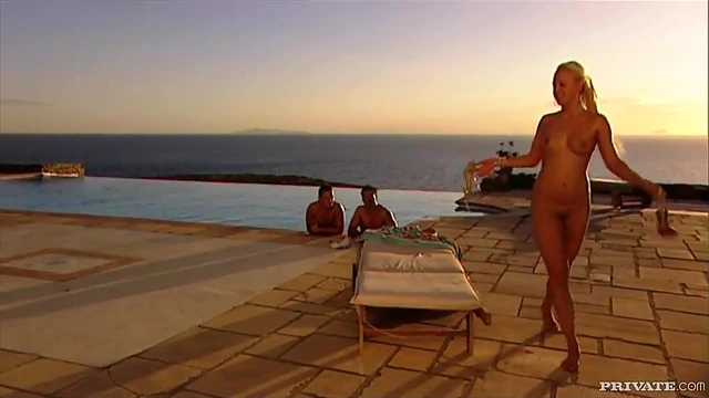 Carla Cox Gets Ass & Pussy Fucked Hard By Two Lustful Dudes