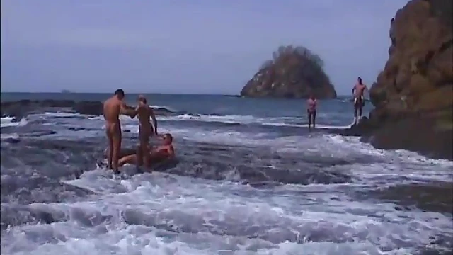 Cowgirl Gives Outdoor Blowjob Swallowing Cum After Passionately Riding Him