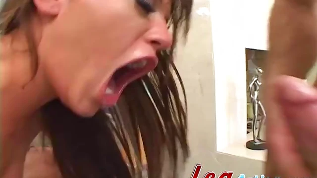 Hot Holly Wellin Wears Stockings While Getting Anal Fucked Hardly