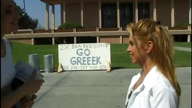 Seductive Brunette Gets Double Penetrated After Giving Two Blowjobs