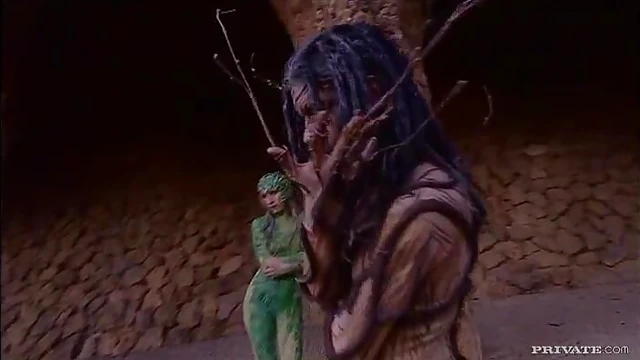 Horny Busty Blondie Takes Two Dicks Deep Inside Her Pussy