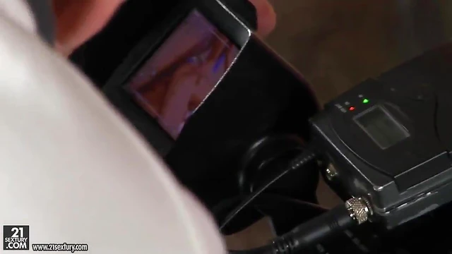 Drunken Woman with Tiny Breasts Rides Two Cocks Hard at Night